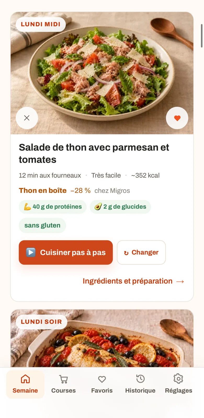 La semaine dans Miamz : un plat et son produit en action